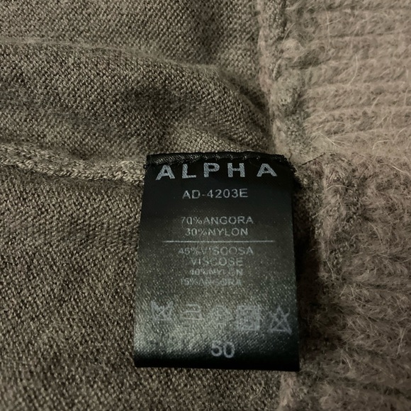 ALPHA Massimo Rebecchi Grey Long Cardigan - Picture 4 of 7